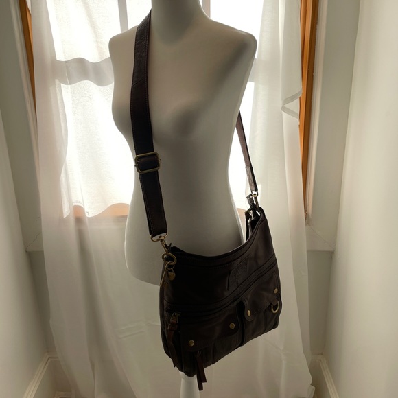 Fossil Satchel Bag, Zippered, Brand New - Picture 2 of 4